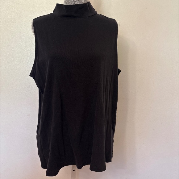 croft & barrow Tops - Croft & Barrow Sleeveless Faux Turtleneck
